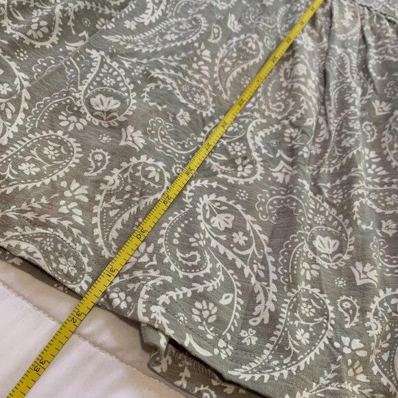 Rylee + Cru Gray and White Paisley Mini Dress - Picture 4 of 7